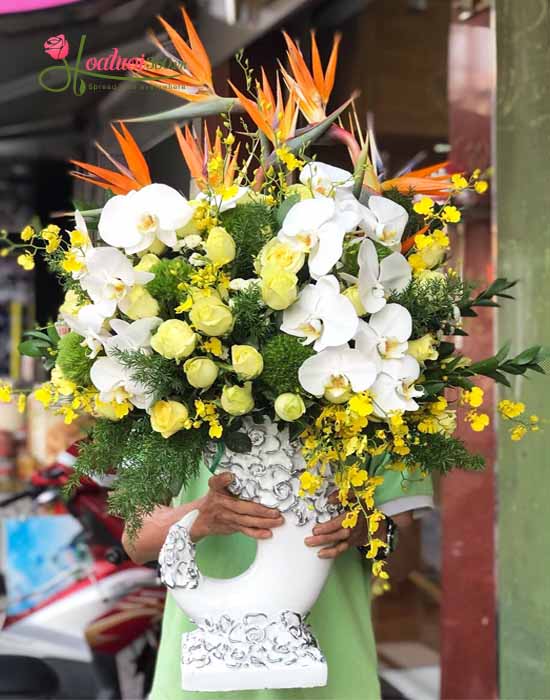 Congratulation flowers - Long-term cooperation